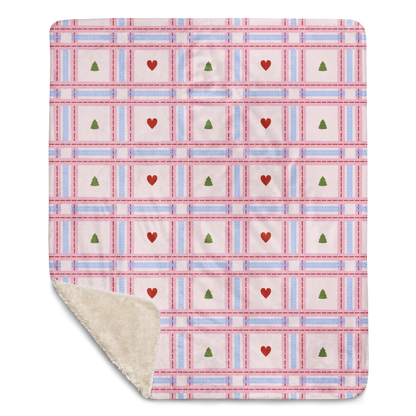 Christmas Love Sherpa Blanket