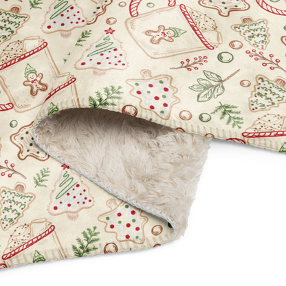 Holiday Treats Christmas Sherpa Blanket