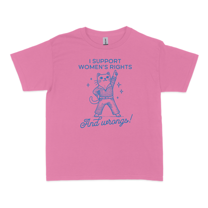 I Support Women’s Rights Wrongs Baby Tee