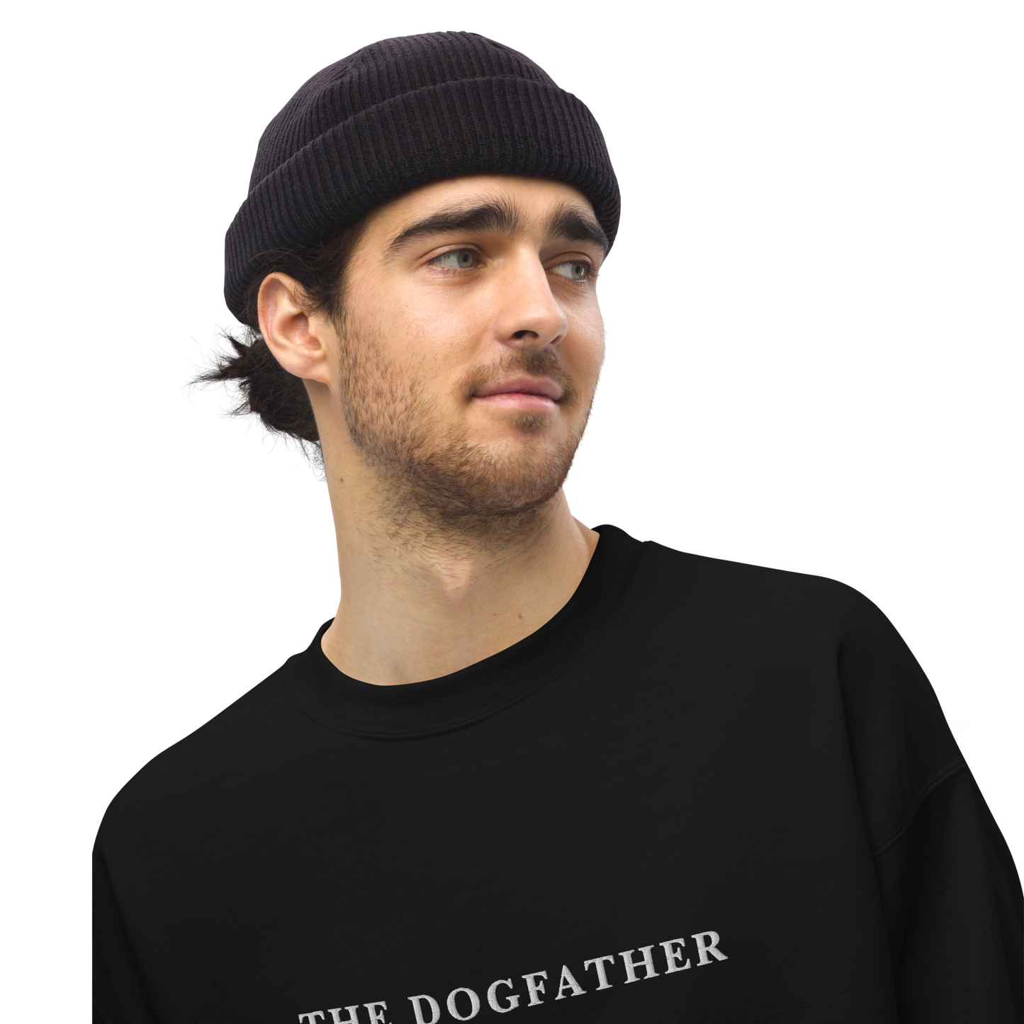 The Dogfather Embroidered Crewneck Sweatshirt