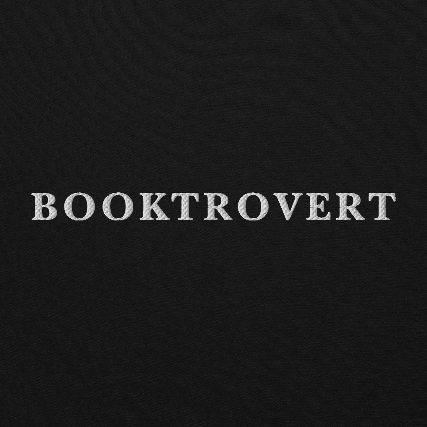 Booktrovert Embroidered Crewneck Sweatshirt