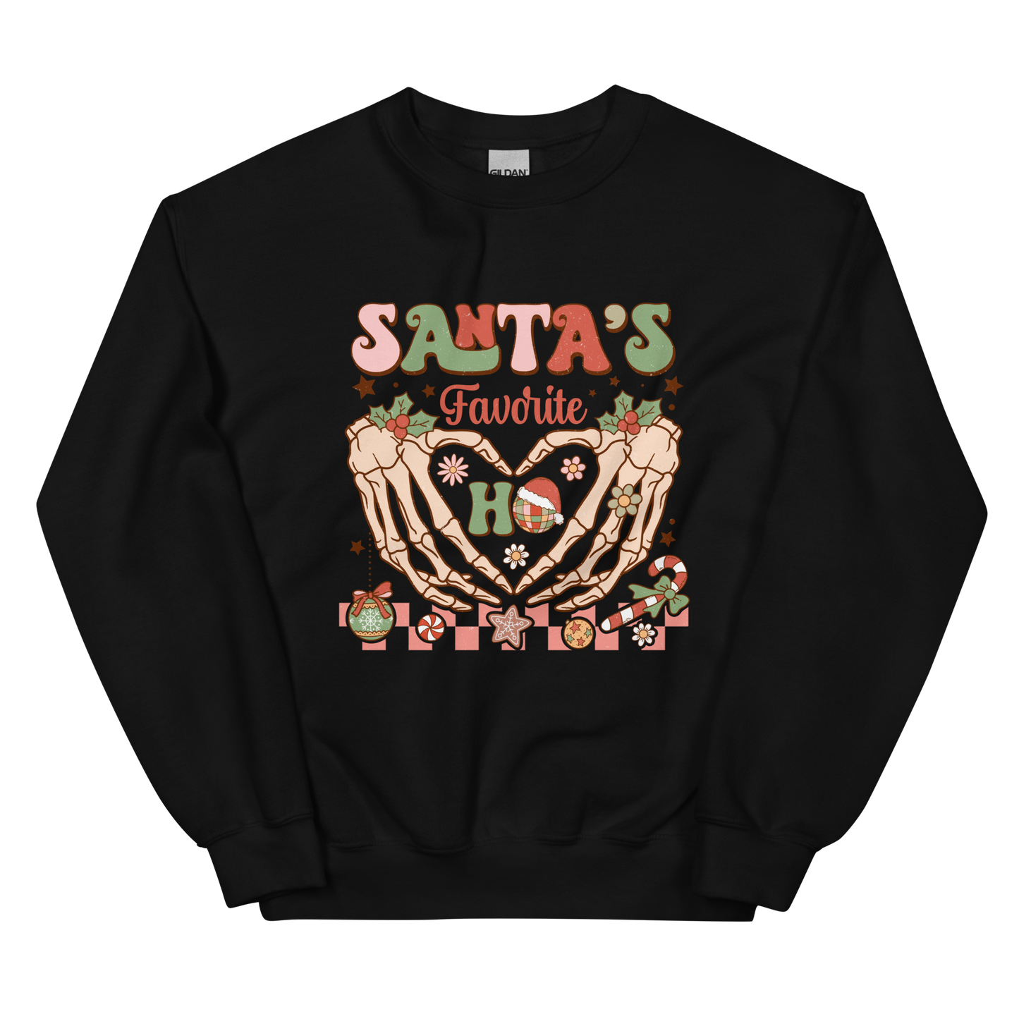 Santa's Favorite Ho Christmas Crewneck Sweatshirt