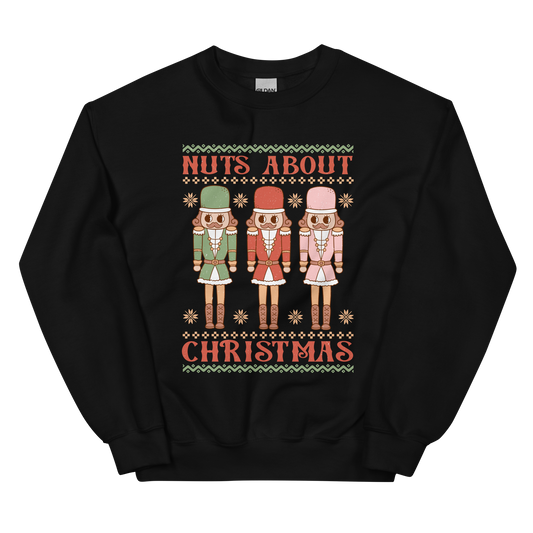 Nuts About Christmas Crewneck Sweatshirt