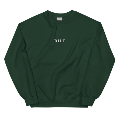 DILF Embroidered Crewneck Sweatshirt