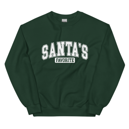 Santa's Favorite Christmas Crewneck Sweatshirt