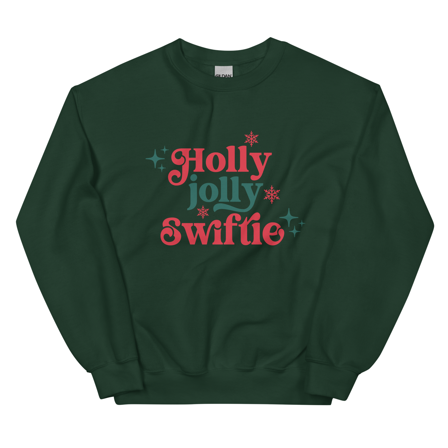 Holly Jolly Swiftie Christmas Crewneck Sweatshirt