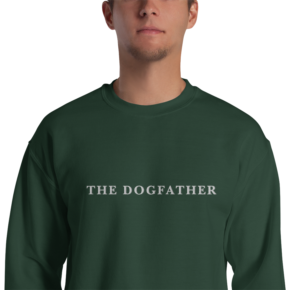 The Dogfather Embroidered Crewneck Sweatshirt