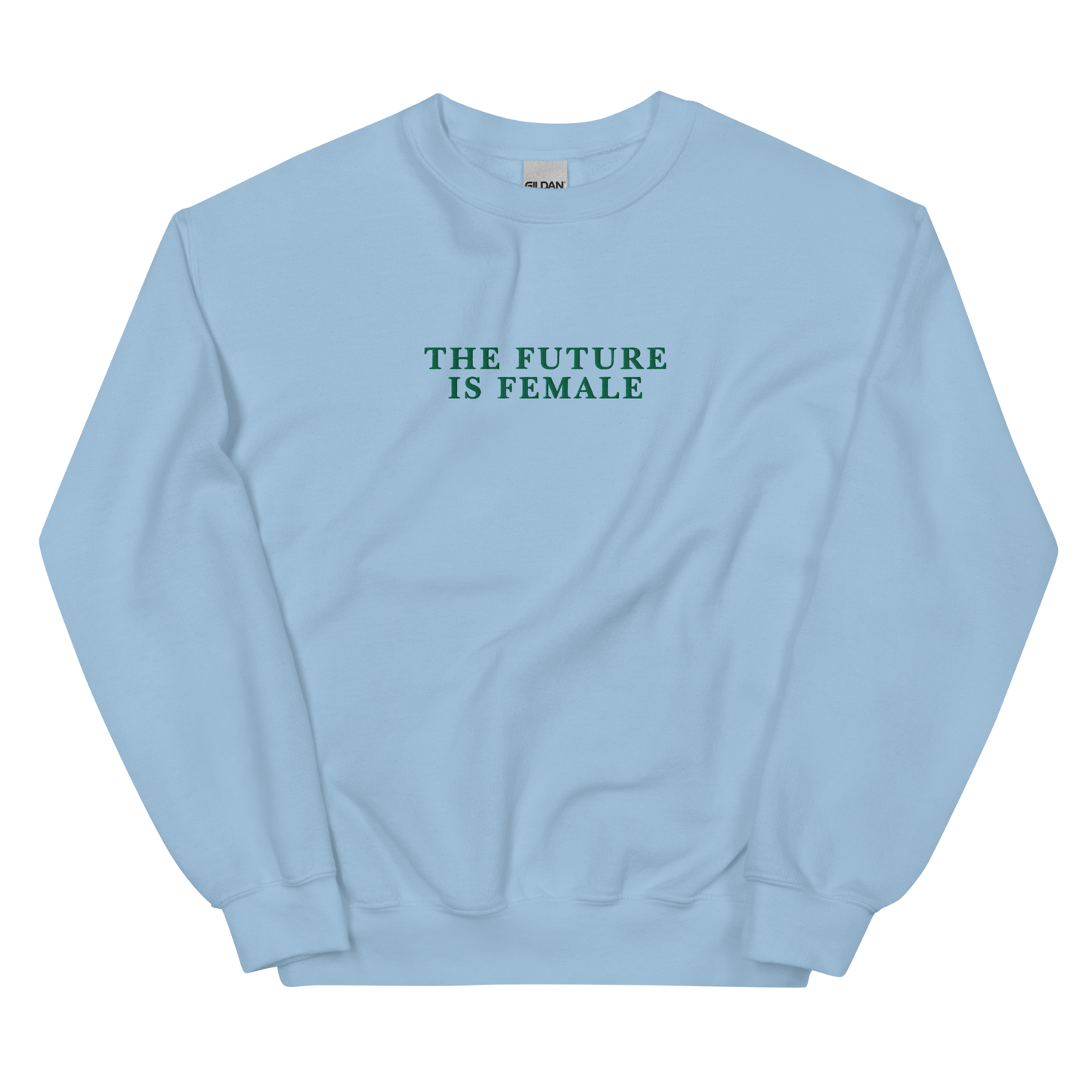 The Future Is Female Embroidered Crewneck Sweatshirt