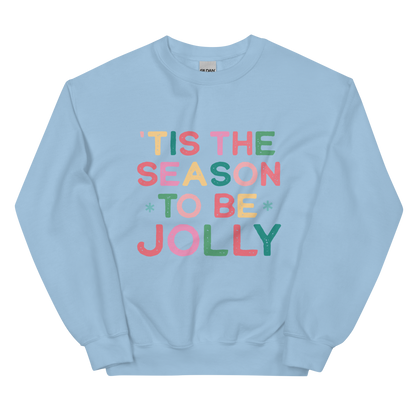Tis The Season to Be Jolly Christmas Crewneck Sweatshirt