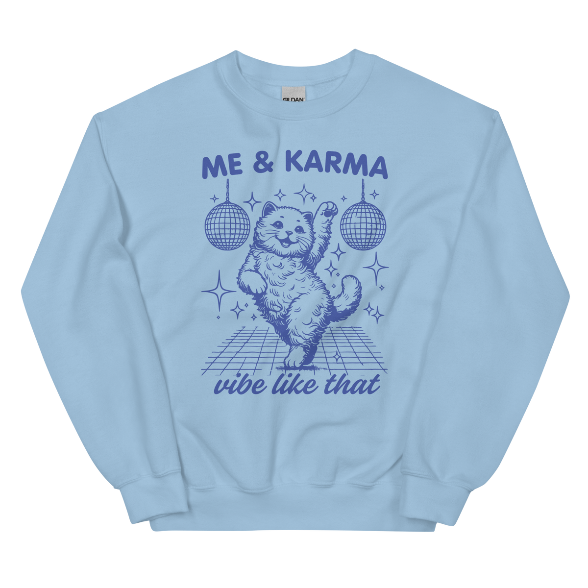 Sweatshirt Fille Karma's World - Pull Officiel Gris Avec Imprimé Karma Et Logo Manche - Cadeau Parfait Pour Fans De La Série