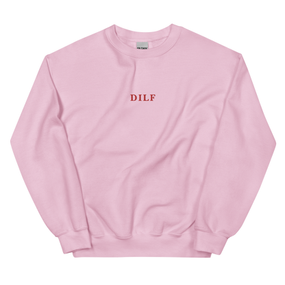 DILF Embroidered Crewneck Sweatshirt