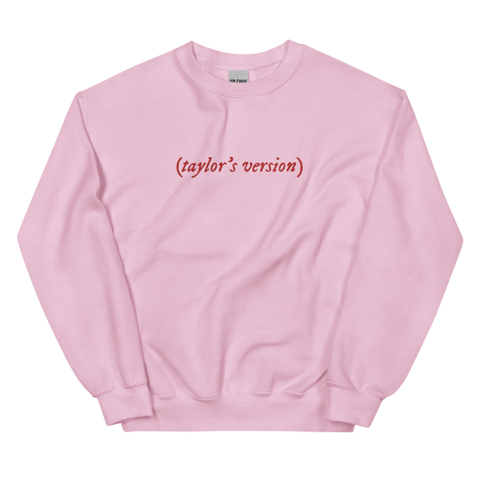 taylor's version Embroidered Sweatshirt