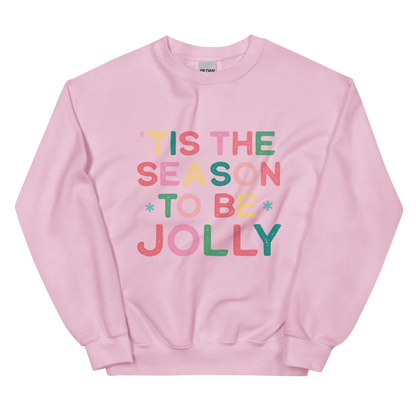 Tis The Season to Be Jolly Christmas Crewneck Sweatshirt