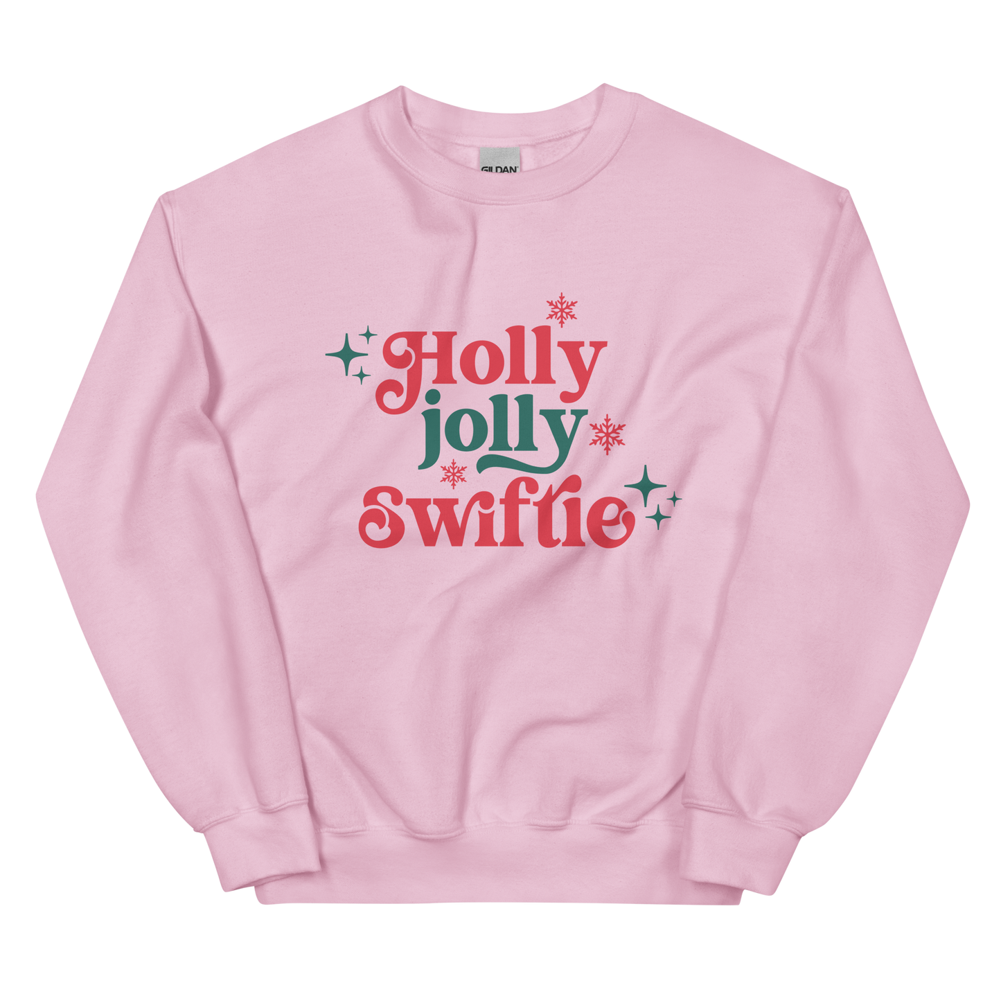 Holly Jolly Swiftie Christmas Crewneck Sweatshirt