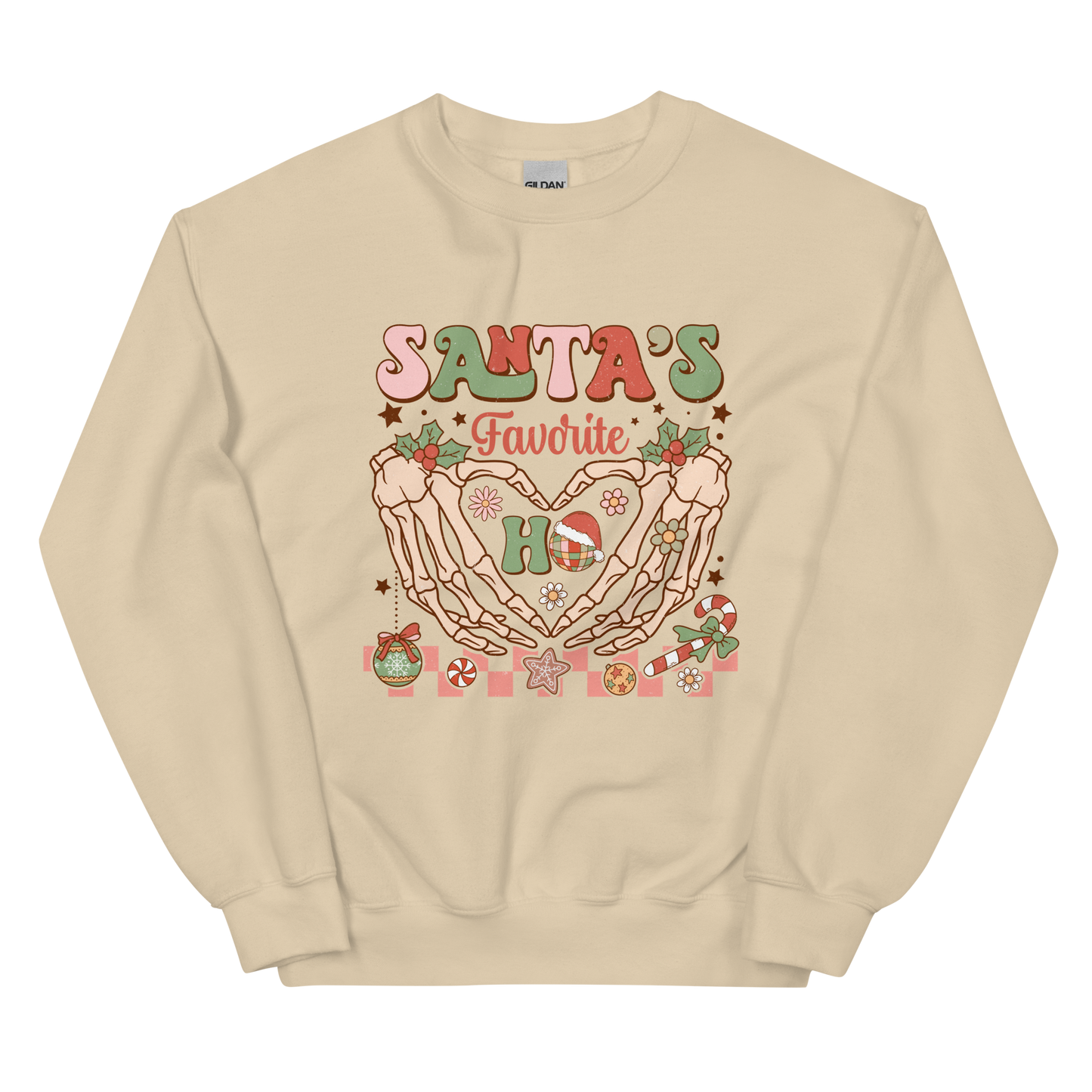 Santa's Favorite Ho Christmas Crewneck Sweatshirt