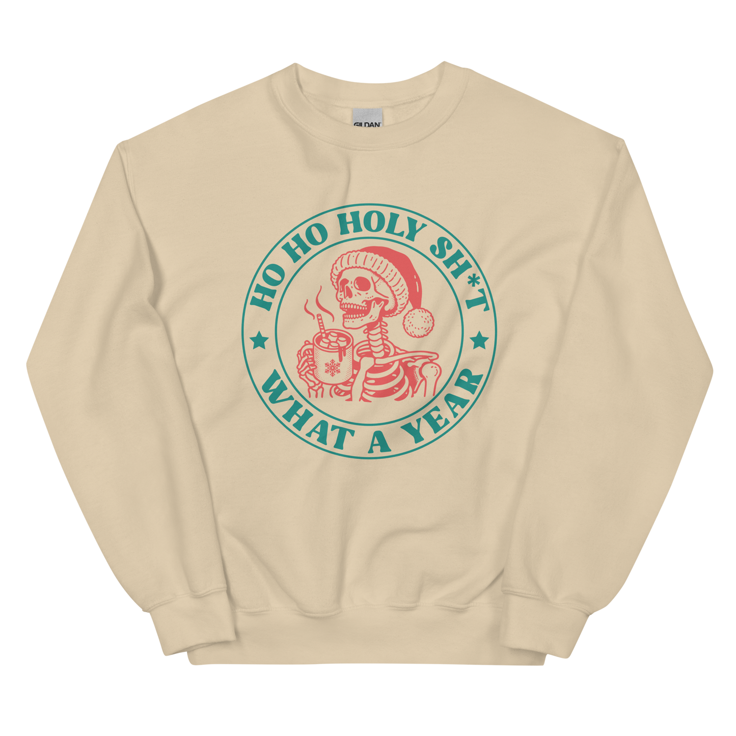 Ho Ho Holy Shit Christmas Crewneck Sweatshirt