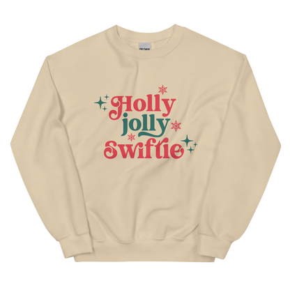 Holly Jolly Swiftie Christmas Crewneck Sweatshirt