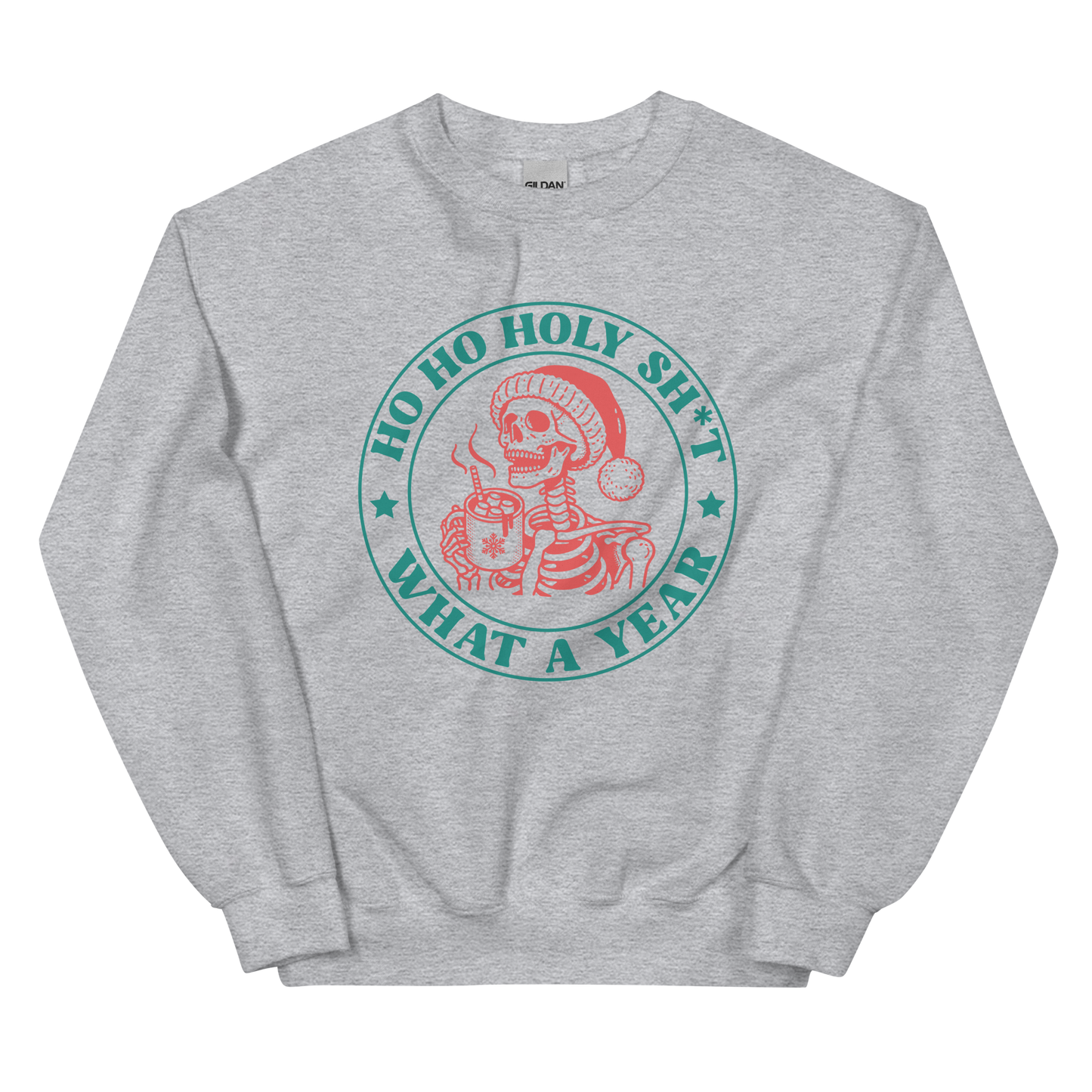 Ho Ho Holy Shit Christmas Crewneck Sweatshirt