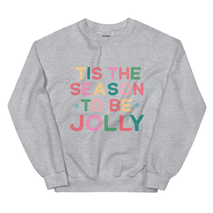 Tis The Season to Be Jolly Christmas Crewneck Sweatshirt