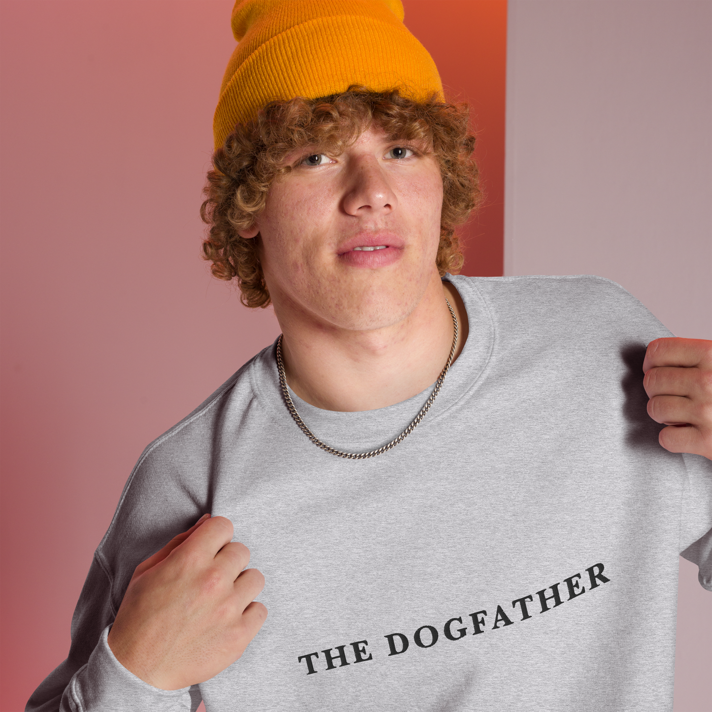 The Dogfather Embroidered Crewneck Sweatshirt