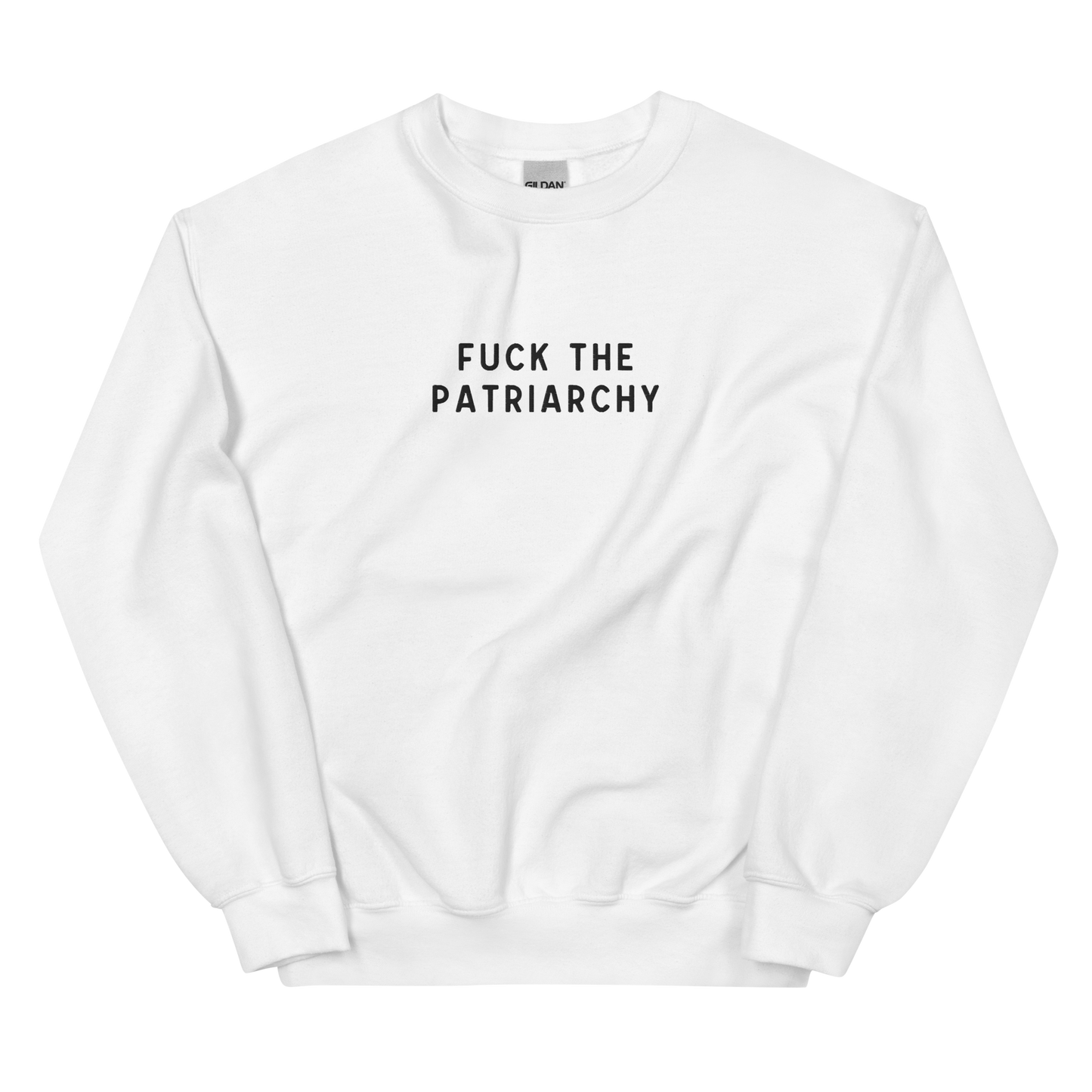 Fuck The Patriarchy Embroidered Crewneck Sweatshirt