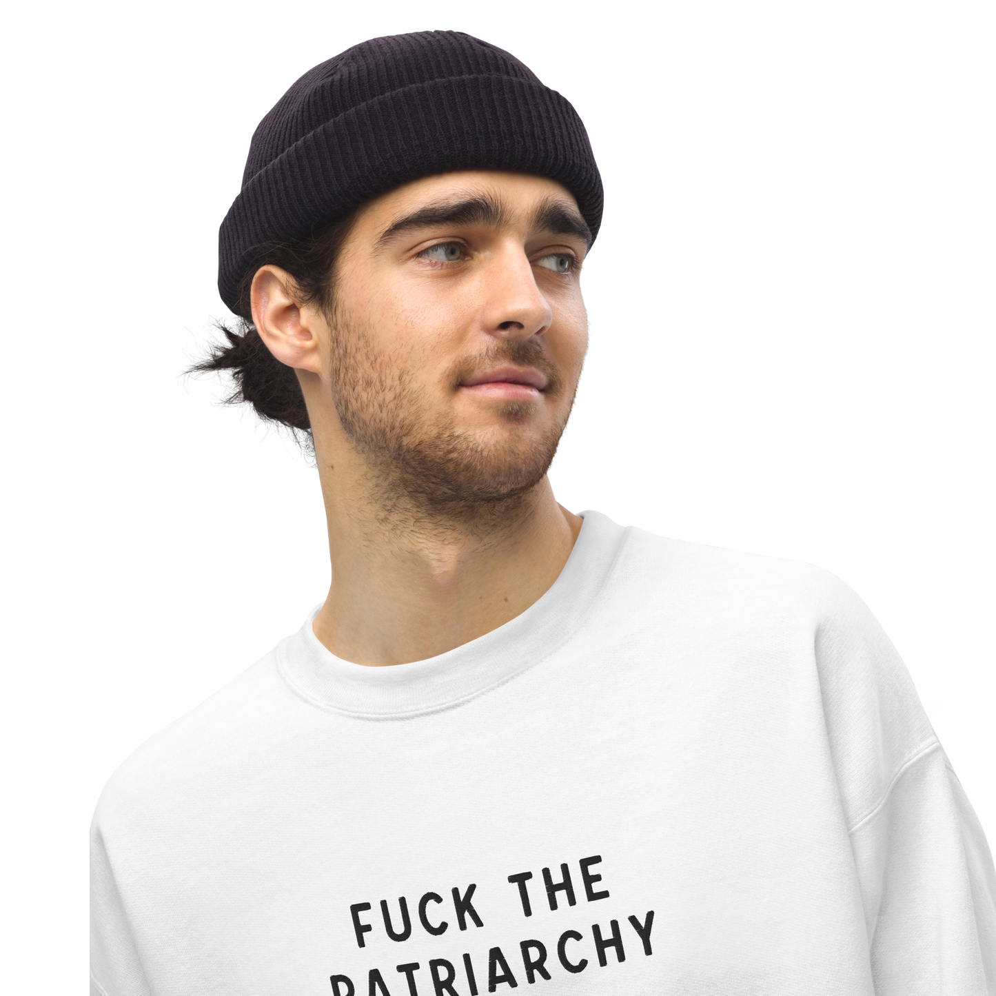 Fuck The Patriarchy Embroidered Crewneck Sweatshirt