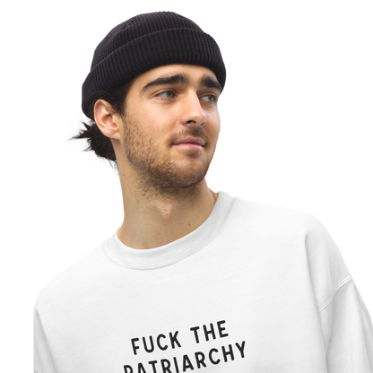 Fuck The Patriarchy Embroidered Crewneck Sweatshirt