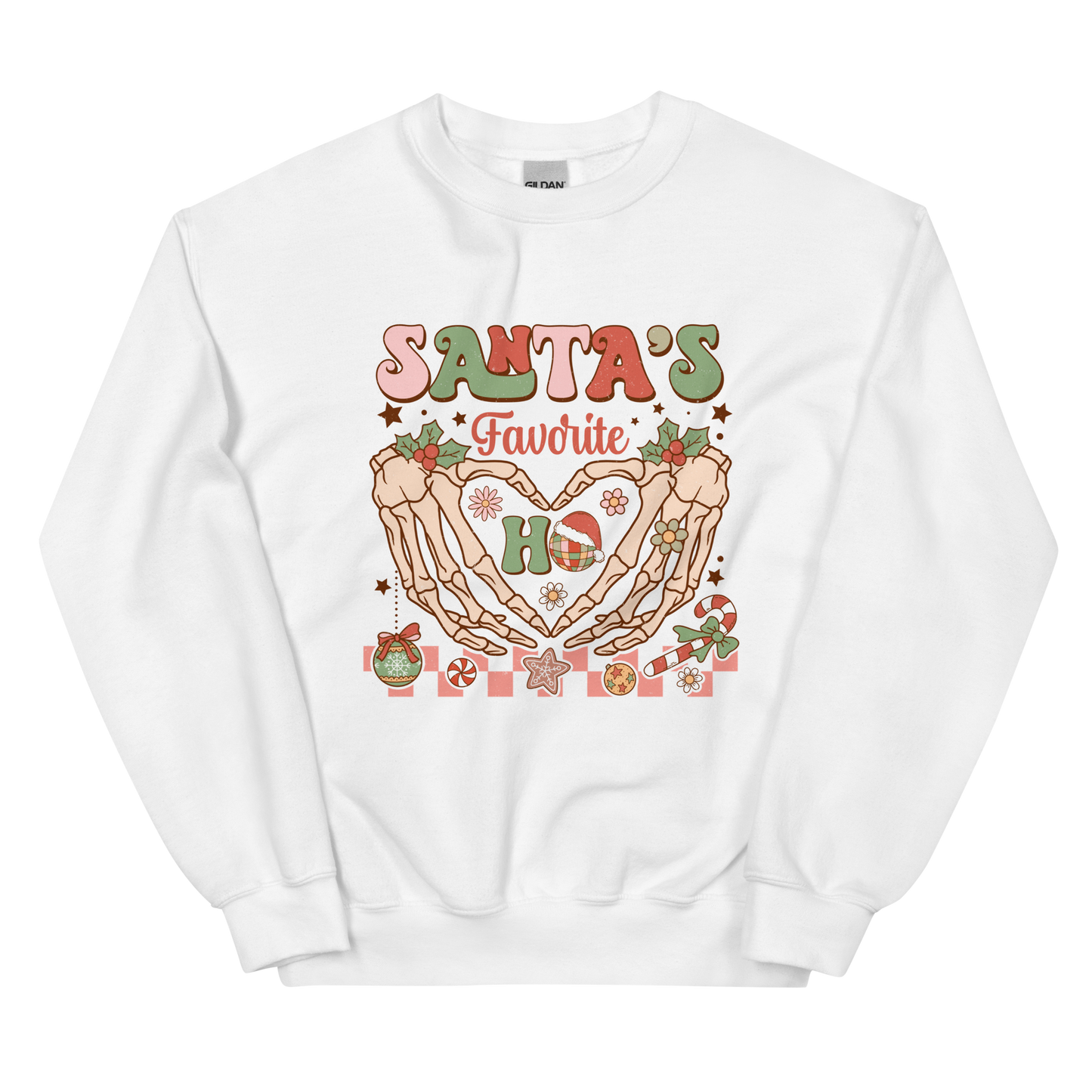 Santa's Favorite Ho Christmas Crewneck Sweatshirt