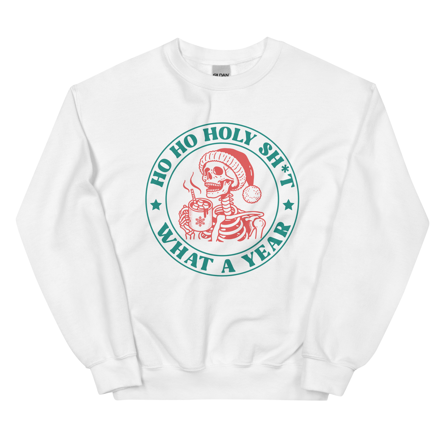 Ho Ho Holy Shit Christmas Crewneck Sweatshirt