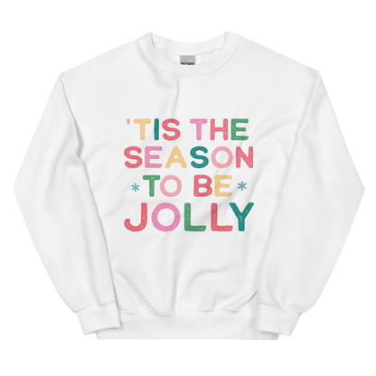 Tis The Season to Be Jolly Christmas Crewneck Sweatshirt