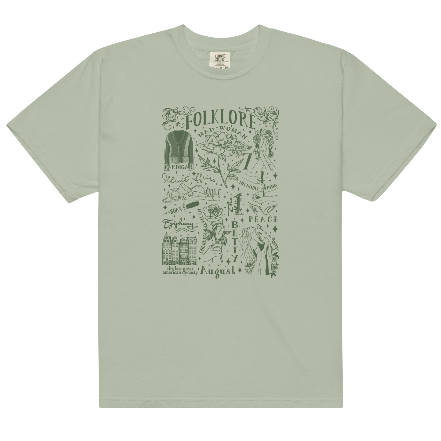 folklore Album Tracks Premium T-Shirt