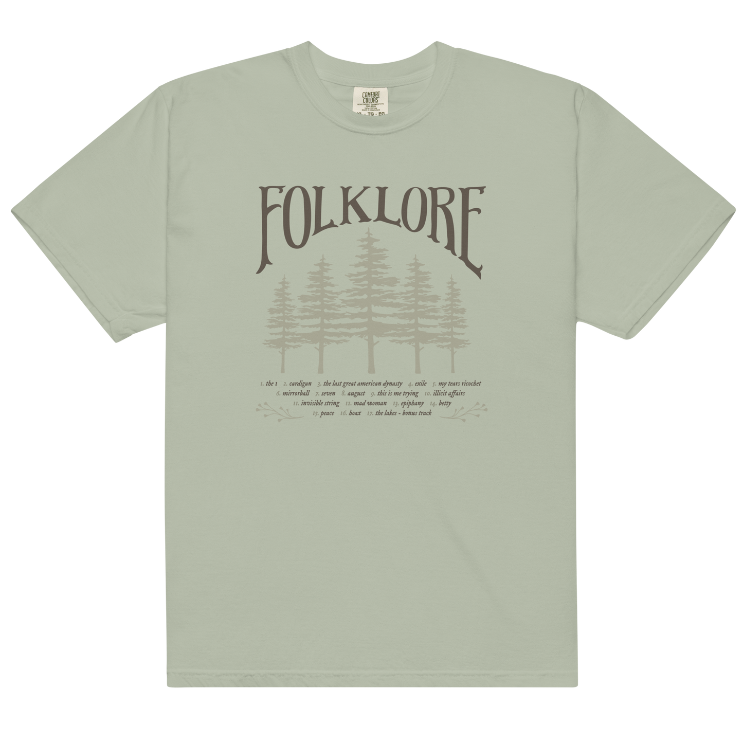 folklore Album Tracklist Premium T-Shirt