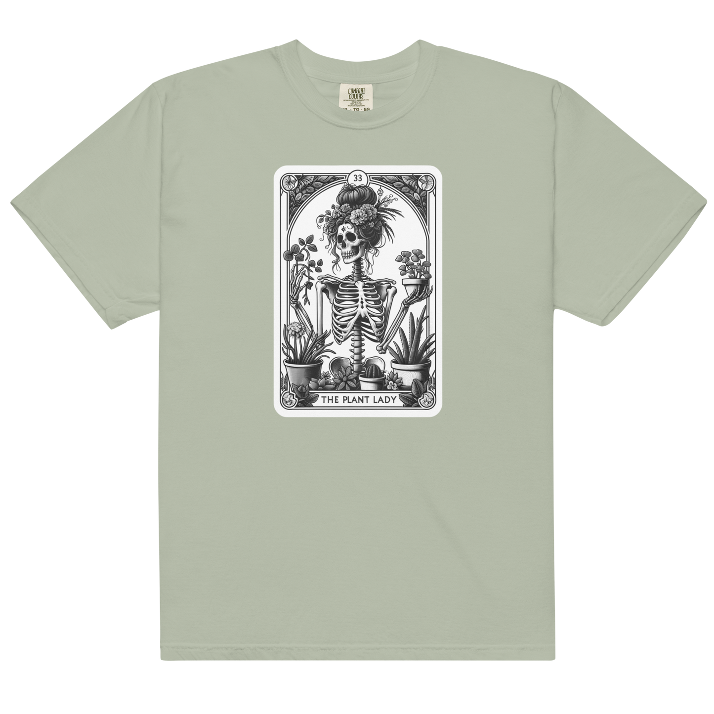 The Plant Lady Funny Tarot Card Premium T-Shirt