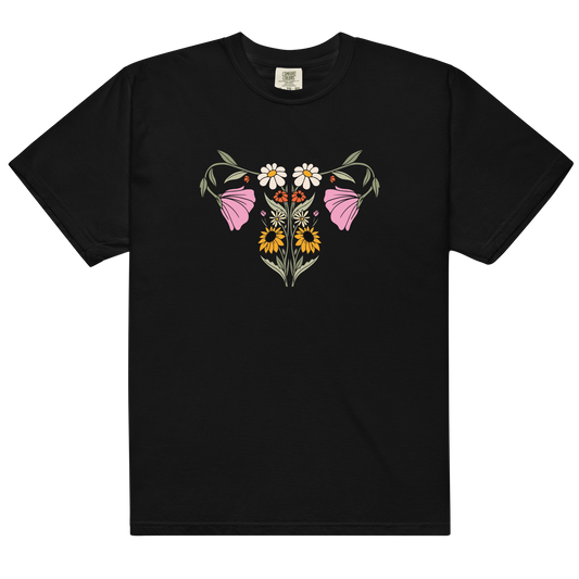 Uterus in Bloom Feminist Premium T-Shirt