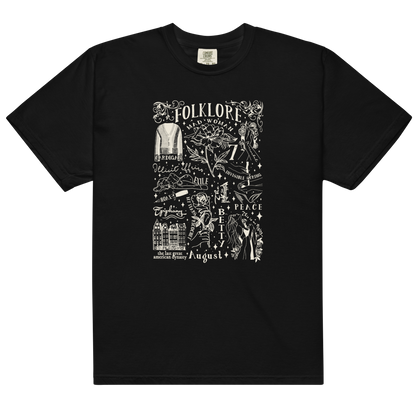 folklore Album Tracks Premium T-Shirt