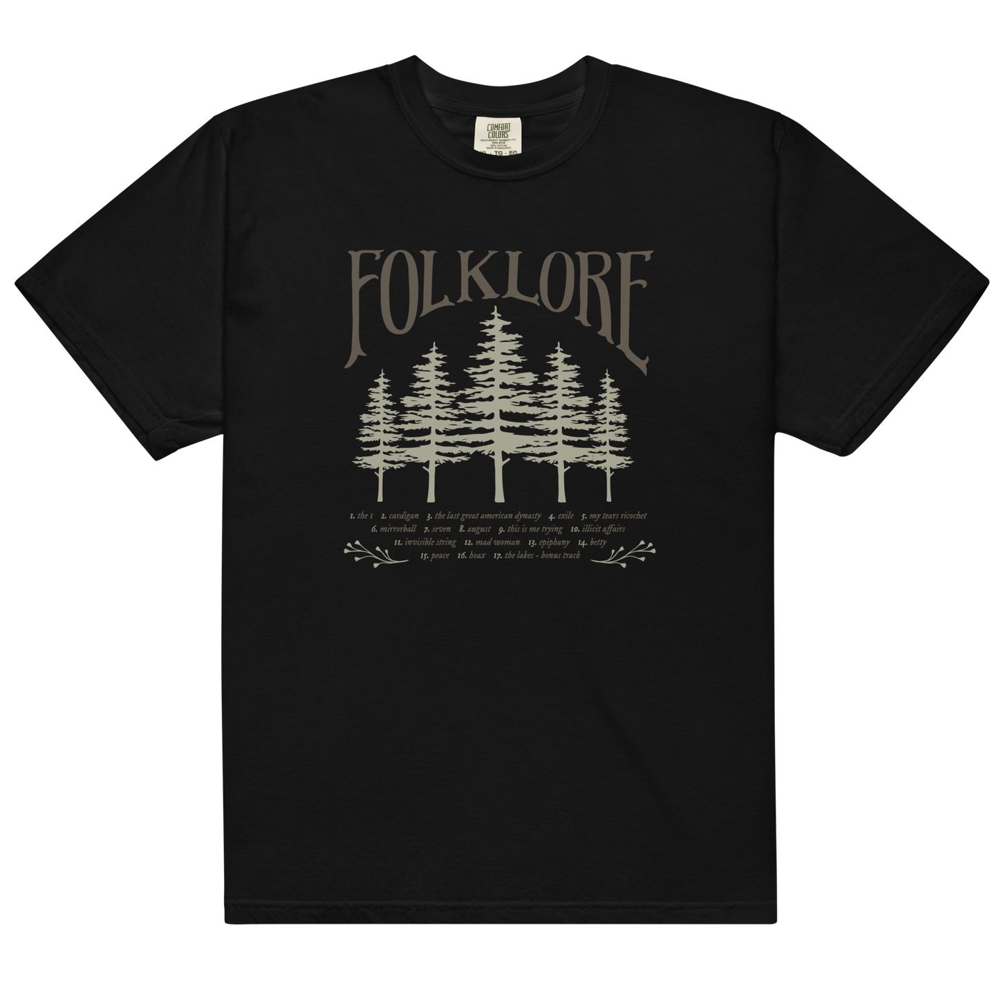 folklore Album Tracklist Premium T-Shirt