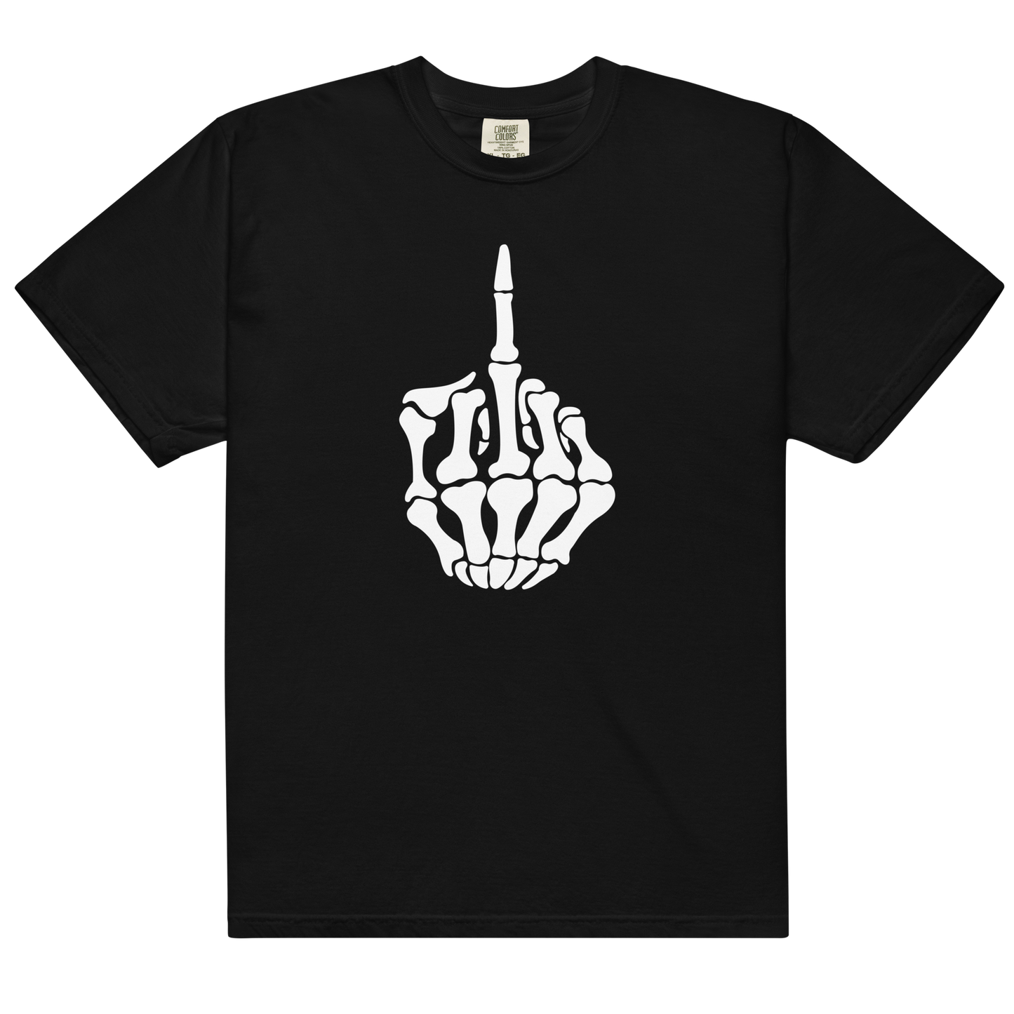 Middle Finger Skull Premium T-Shirt