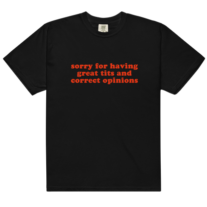 Sorry for Having Great Tits Premium T-Shirt