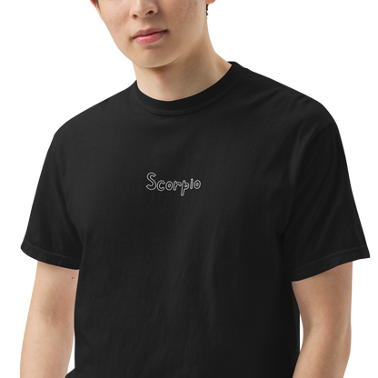 Scorpio Zodiac Embroidered Premium T-Shirt