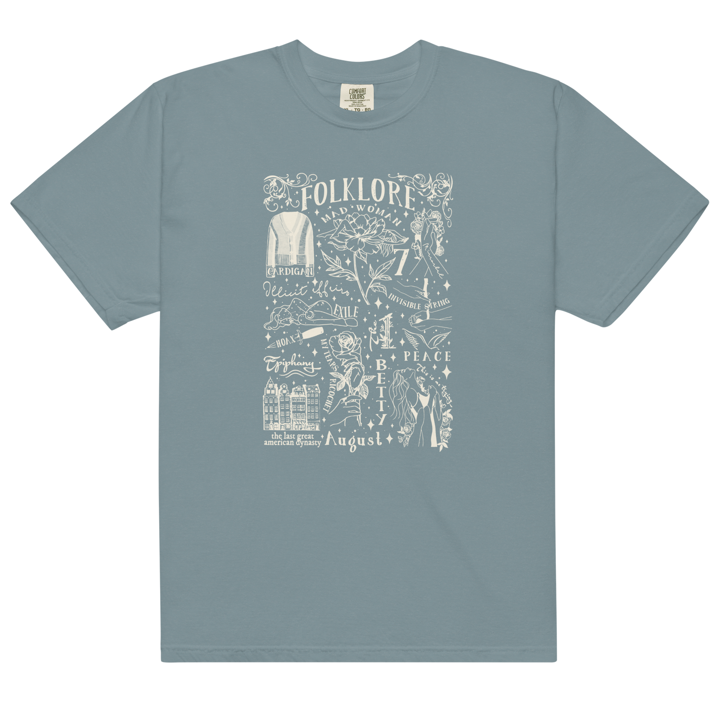 folklore Album Tracks Premium T-Shirt