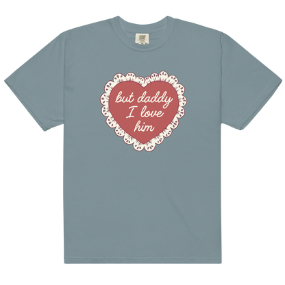 But Daddy I Love Him Frilly Heart Premium T-Shirt