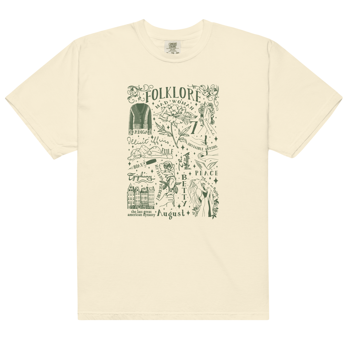 folklore Album Tracks Premium T-Shirt