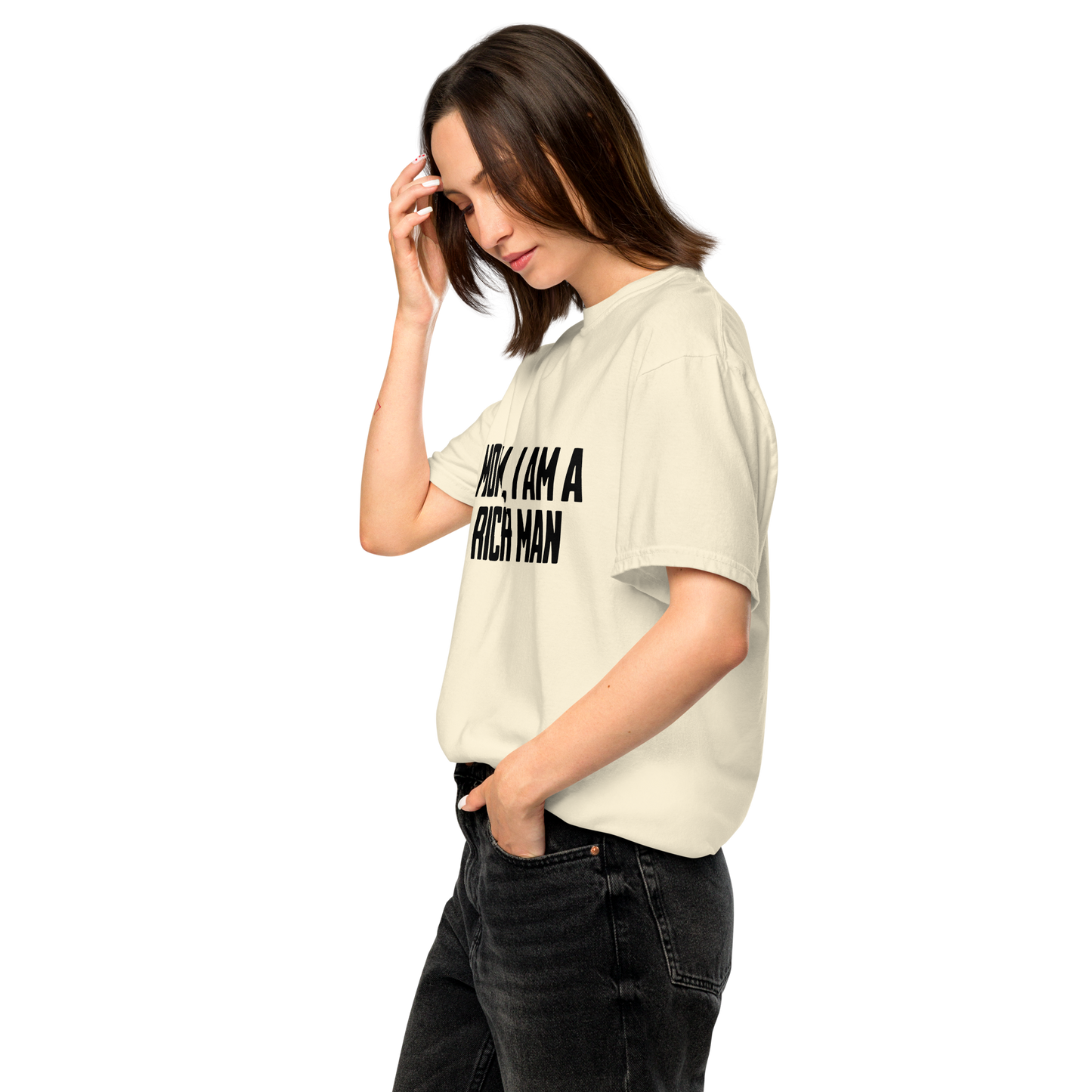 Mom, I Am A Rich Man Feminist Premium T-Shirt