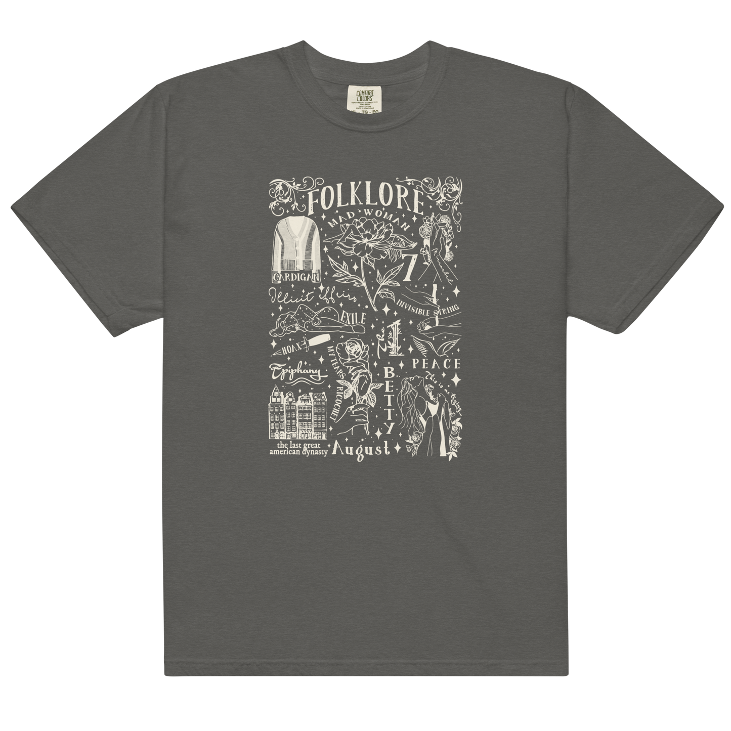 folklore Album Tracks Premium T-Shirt