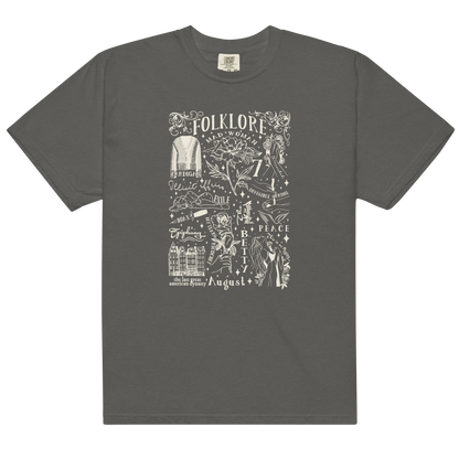 folklore Album Tracks Premium T-Shirt