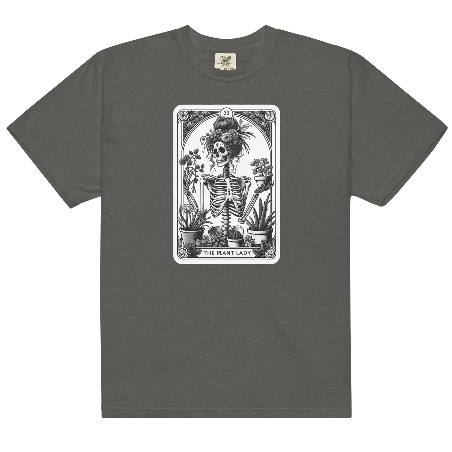 The Plant Lady Funny Tarot Card Premium T-Shirt