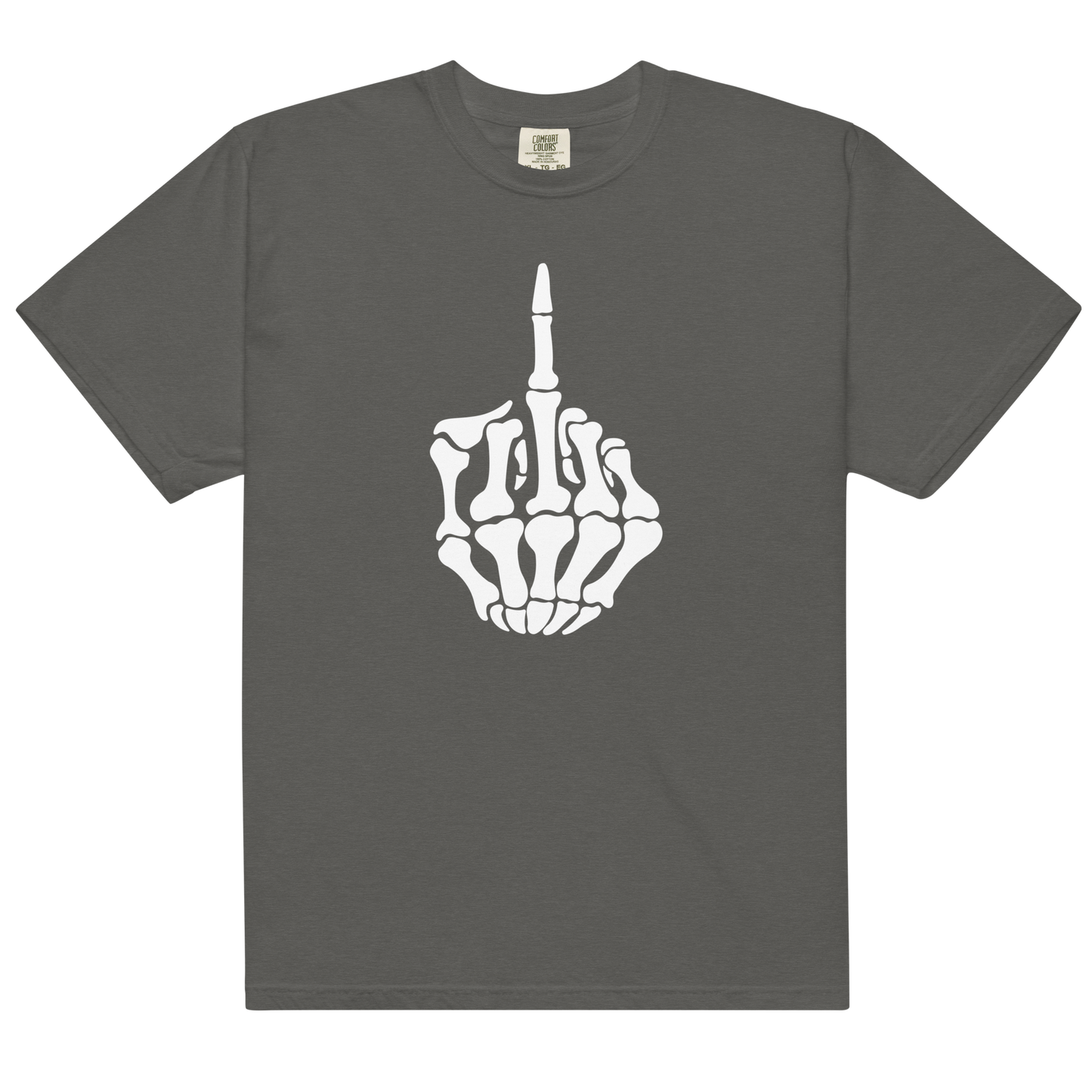 Middle Finger Skull Premium T-Shirt