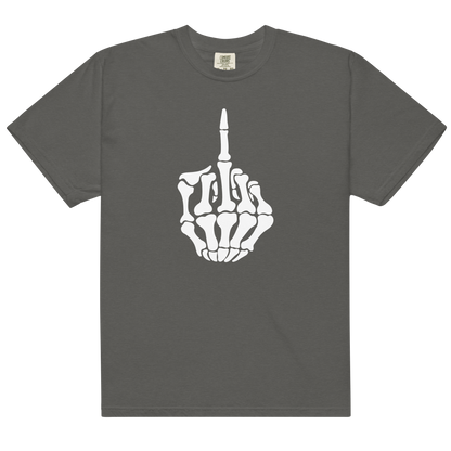 Middle Finger Skull Premium T-Shirt