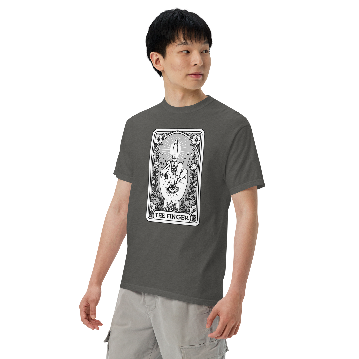 The Finger Funny Tarot Card Premium T-Shirt