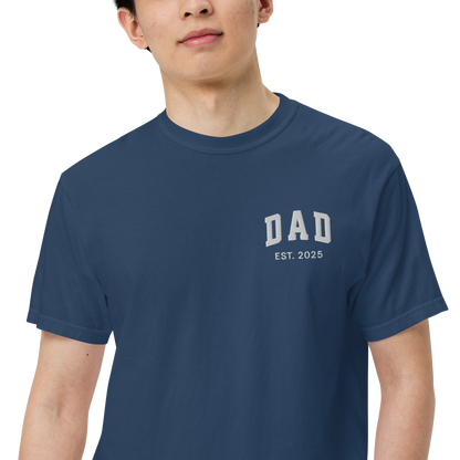 CUSTOM YEAR Dad Embroidered Premium T-Shirt